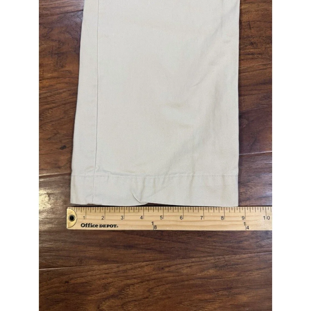 Polo Ralph Lauren Classic Fit Pants Mens 36x32 Khaki Chino Casual Preppy Cotton